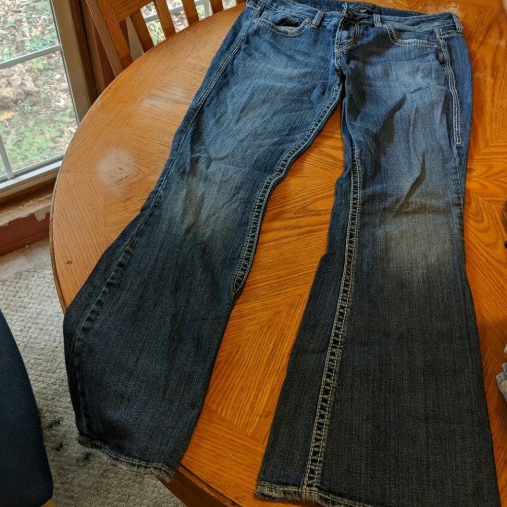 Silver jeans